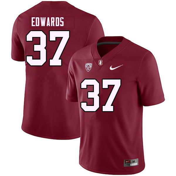 Women #37 Scotty Edwards Stanford Cardinal College 2023 Football Stitched Jerseys Sale-Cardinal - Click Image to Close